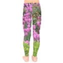 Late April Purple Tulip Kids  Legging View2