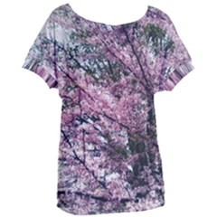 Ohio Redbud Women s Oversized Tee by Riverwoman