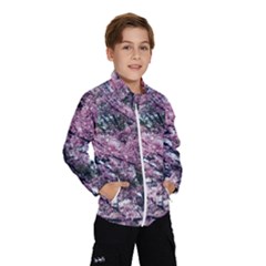 Ohio Redbud Kids  Windbreaker by Riverwoman