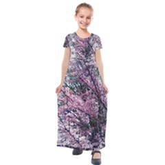 Ohio Redbud Kids  Short Sleeve Maxi Dress by Riverwoman