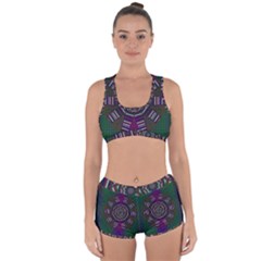 Orchid Landscape With A Star Racerback Boyleg Bikini Set by pepitasart