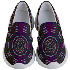 Orchid Landscape With A Star Kids  Lightweight Slip Ons by pepitasart