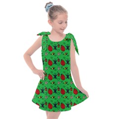 Bugs Pattern Kids  Tie Up Tunic Dress