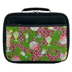 Ice Cream Tropical Pattern Lunch Bag by snowwhitegirl