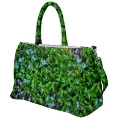 Forget Me Not Duffel Travel Bag by Riverwoman