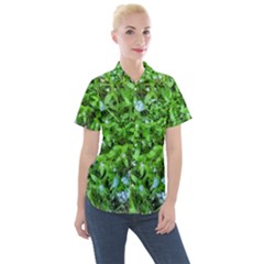 Forget Me Not Women s Short Sleeve Pocket Shirt