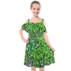 Forget Me Not Kids  Cut Out Shoulders Chiffon Dress