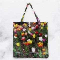 Tulips  Grocery Tote Bag by Riverwoman