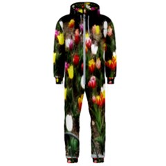 Tulips  Hooded Jumpsuit (men)  by Riverwoman