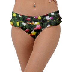 Tulips  Frill Bikini Bottom by Riverwoman