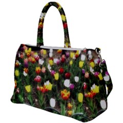 Tulips  Duffel Travel Bag by Riverwoman