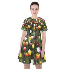 Tulips  Sailor Dress by Riverwoman