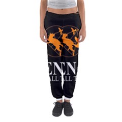 Black & Orange - Larenard Sportswear - By Larenard Studios Women s Jogger Sweatpants by LaRenard