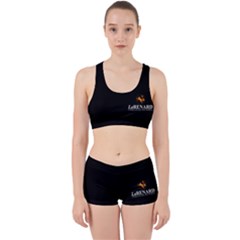 Black & Orange - Larenard Sportswear - By Larenard Studios Work It Out Gym Set by LaRenard