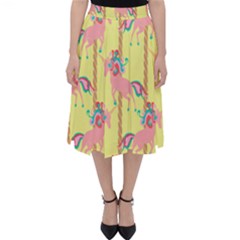 Unicorn Carousel Classic Midi Skirt by VeataAtticus