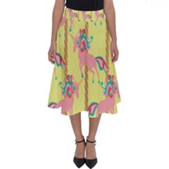 Unicorn Carousel Perfect Length Midi Skirt by VeataAtticus