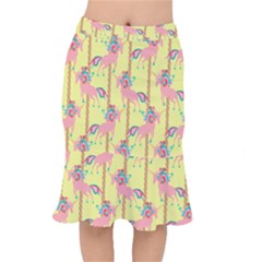 Unicorn Carousel Short Mermaid Skirt by VeataAtticus