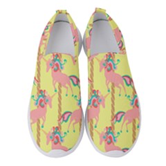 Unicorn Carousel Women s Slip On Sneakers