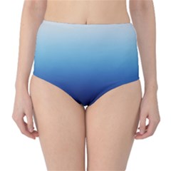 Blue Ombre Classic High-waist Bikini Bottoms by VeataAtticus