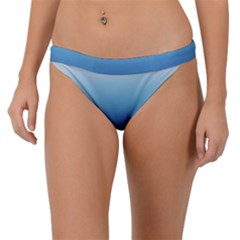 Blue Ombre Band Bikini Bottom