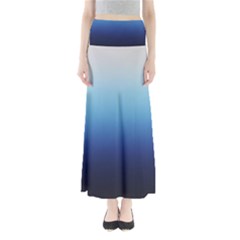 Blue Ombre Full Length Maxi Skirt by VeataAtticus