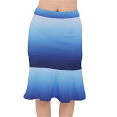 Blue Ombre Short Mermaid Skirt by VeataAtticus