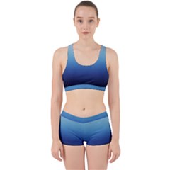 Blue Ombre Work It Out Gym Set