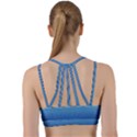 Blue Ombre Line Them Up Sports Bra View2