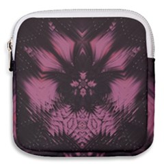 Glitch Art Grunge Distortion Mini Square Pouch