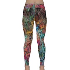 Oil Paint Classic Yoga Leggings by Bajindul