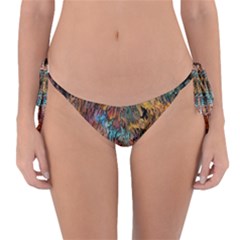 Oil Paint Reversible Bikini Bottom by Bajindul