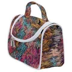 Oil Paint Satchel Handbag