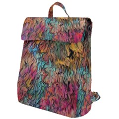 Oil Paint Flap Top Backpack