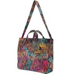 Oil Paint Square Shoulder Tote Bag by Bajindul