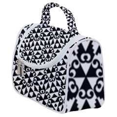 Geometric Tile Background Satchel Handbag