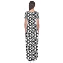 Geometric Tile Background Short Sleeve Maxi Dress View2