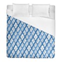 Geometric Overlay Blue Duvet Cover (Full/ Double Size) View1