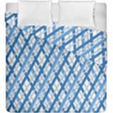 Geometric Overlay Blue Duvet Cover Double Side (King Size) View2