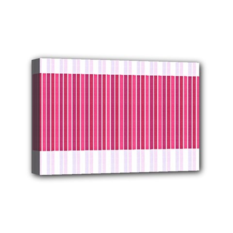 Fabric Geometric Texture Mini Canvas 6  X 4  (stretched) by Bajindul