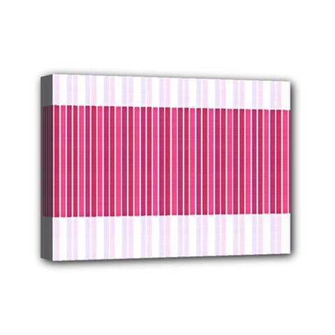 Fabric Geometric Texture Mini Canvas 7  X 5  (stretched) by Bajindul