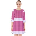 Fabric Geometric Texture Smock Dress View1