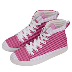 Fabric Geometric Texture Women s Hi-top Skate Sneakers by Bajindul