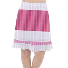 Fabric Geometric Texture Fishtail Chiffon Skirt