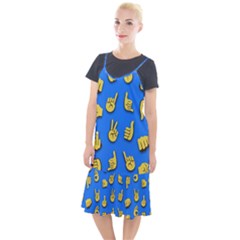 Emojis Hands Fingers Camis Fishtail Dress by Bajindul