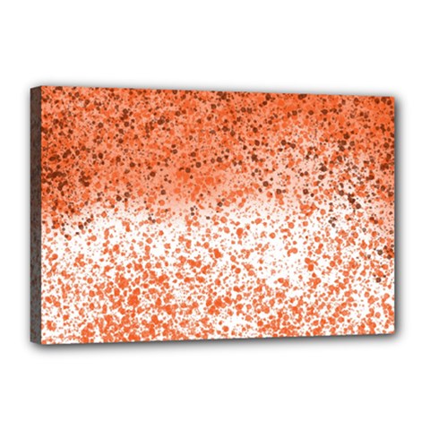 Scrapbook Orange Shades Canvas 18  X 12  (stretched)