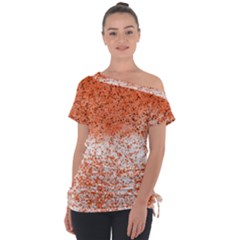 Scrapbook Orange Shades Tie-up Tee