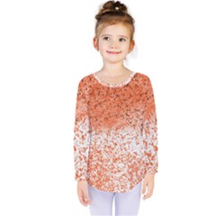 Scrapbook Orange Shades Kids  Long Sleeve Tee