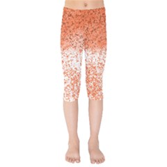 Scrapbook Orange Shades Kids  Capri Leggings 