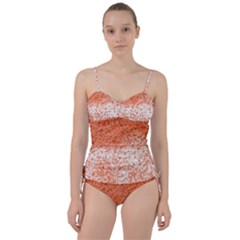 Scrapbook Orange Shades Sweetheart Tankini Set