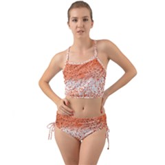 Scrapbook Orange Shades Mini Tank Bikini Set